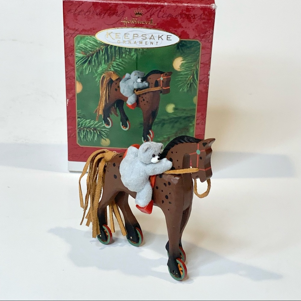 2001 Hallmark keepsake ornament A Pony for Christmas